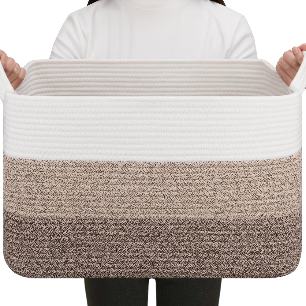 OIAHOMY multi-use storage basket suitable for office supplies and clutter reduction.