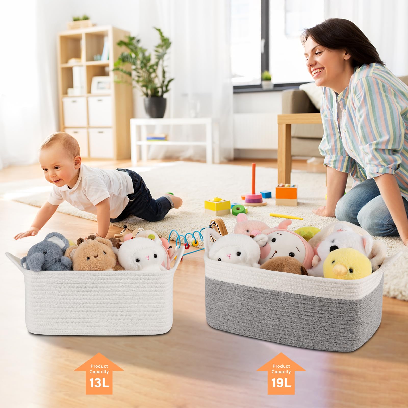 OIAHOMY reinforced cat ear handles, carry heavier items with ease.
