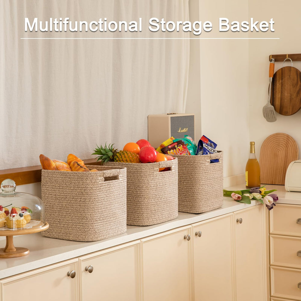 OIAHOMY safe cotton basket material ideal for family spaces