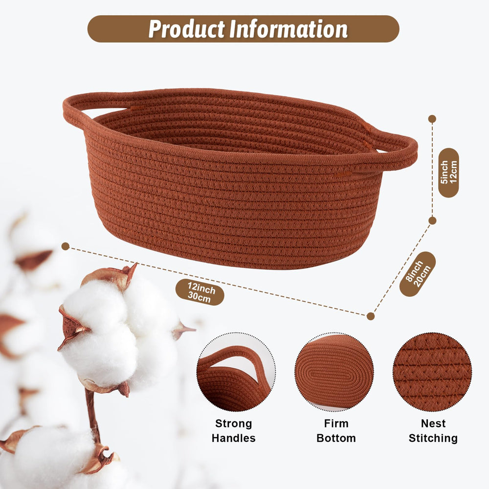OIAHOMY DIY label card-equipped basket enables personalized gift notes and labeling
