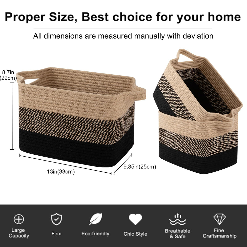 OIAHOMY storage basket in bathroom with towels demonstrates tidy bathroom storage.