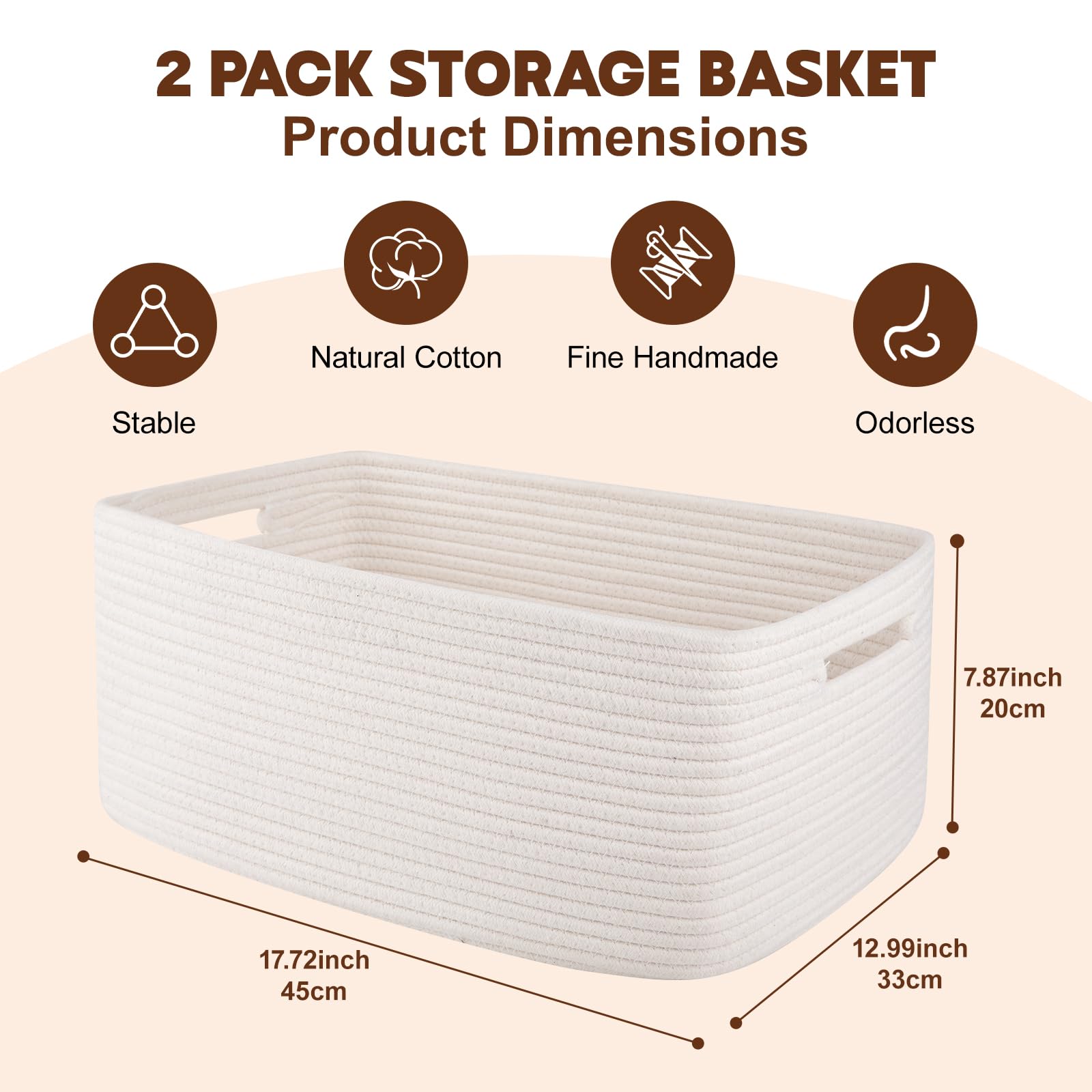 OIAHOMY basket on closet shelf demonstrates versatile cube storage solution