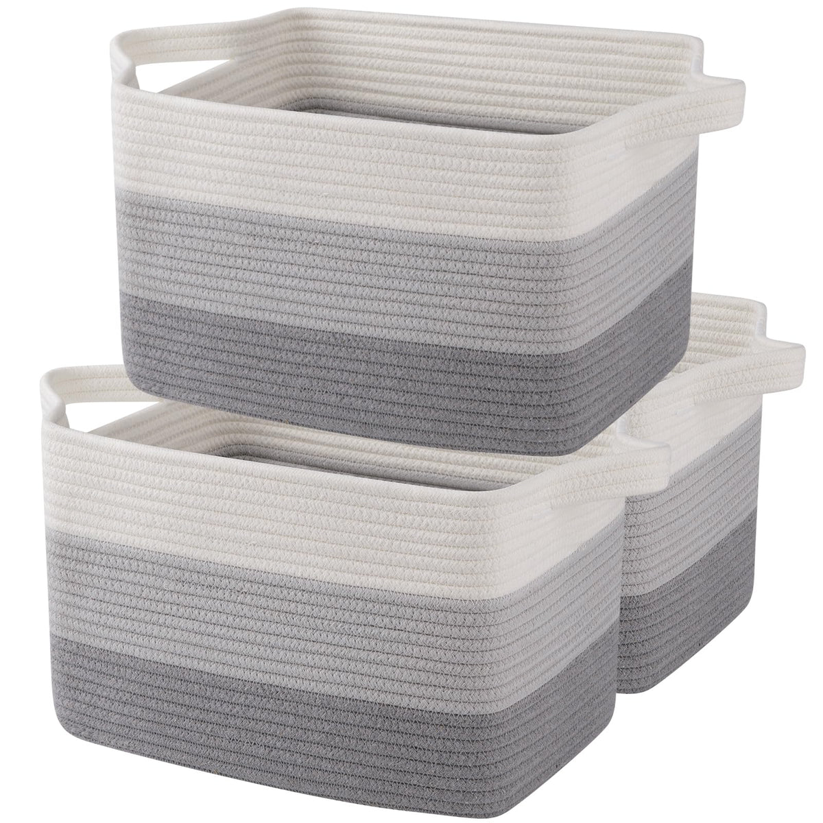 OIAHOMY storage basket foldable design for easy stowage and transport