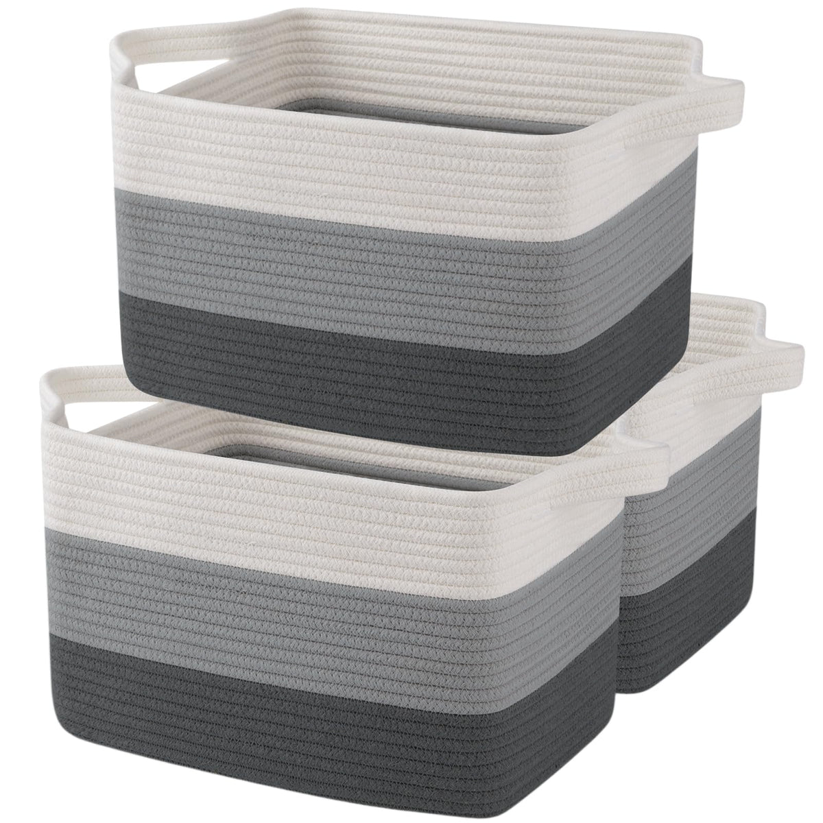OIAHOMY storage basket foldable design enables flexible home organization.