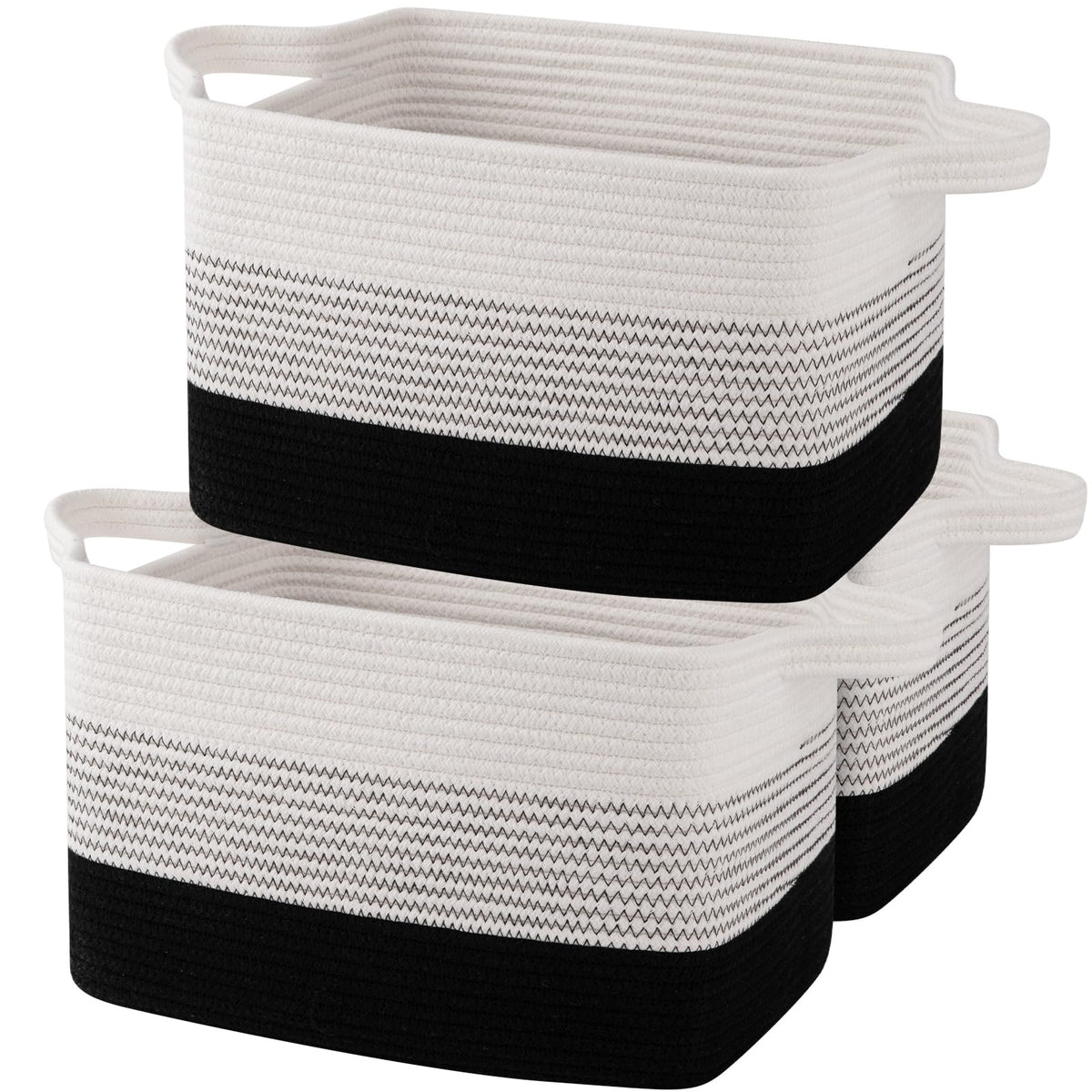 OIAHOMY storage basket gradient dark folded design for portable organization