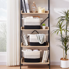 OIAHOMY storage basket gradient dark sturdy handles for easy transport