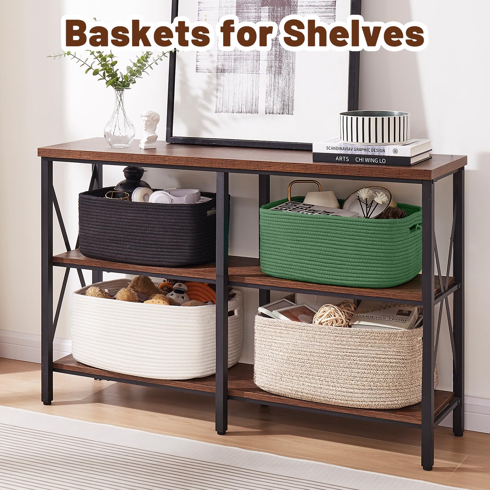 OIAHOMY basket with handles enables easy transport between rooms