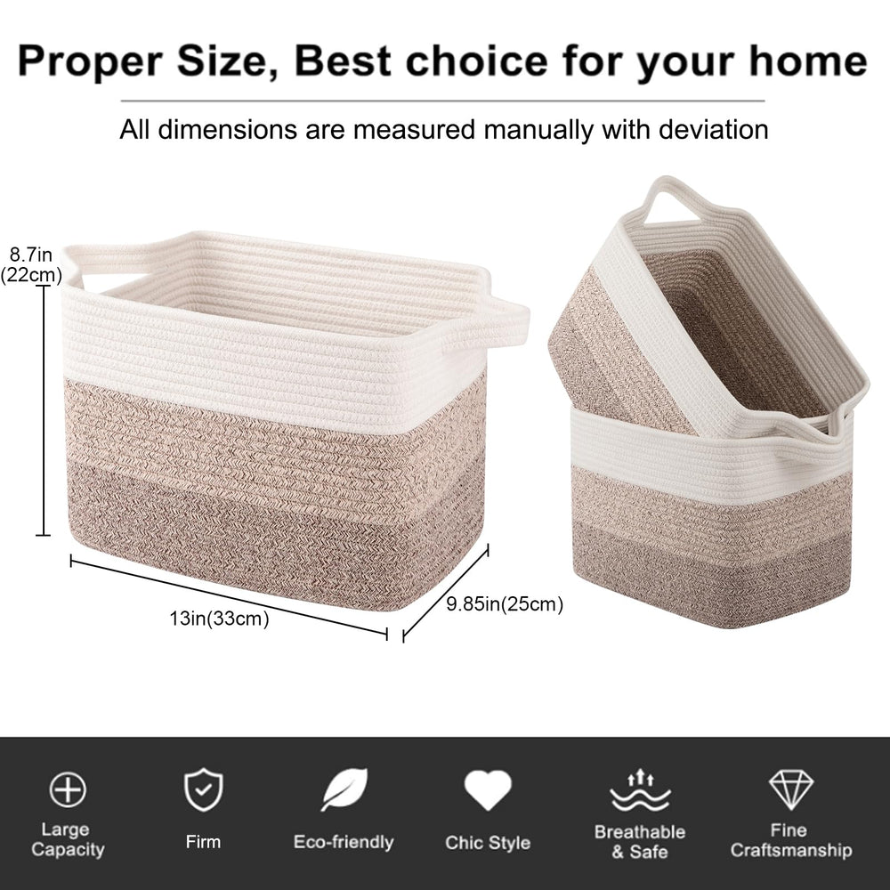 OIAHOMY storage basket in living room demonstrates versatile decor and organization