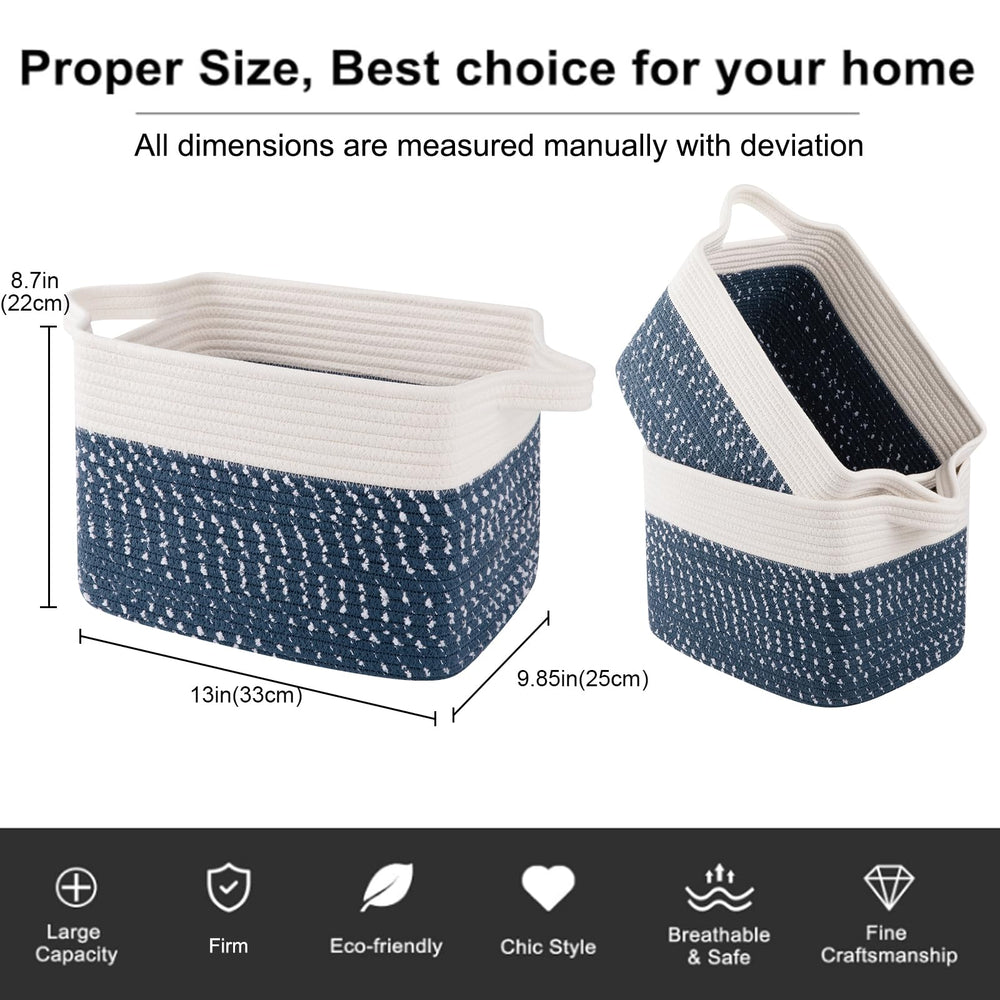 OIAHOMY living-room storage basket demonstrates tidy organization and Nordic chic.