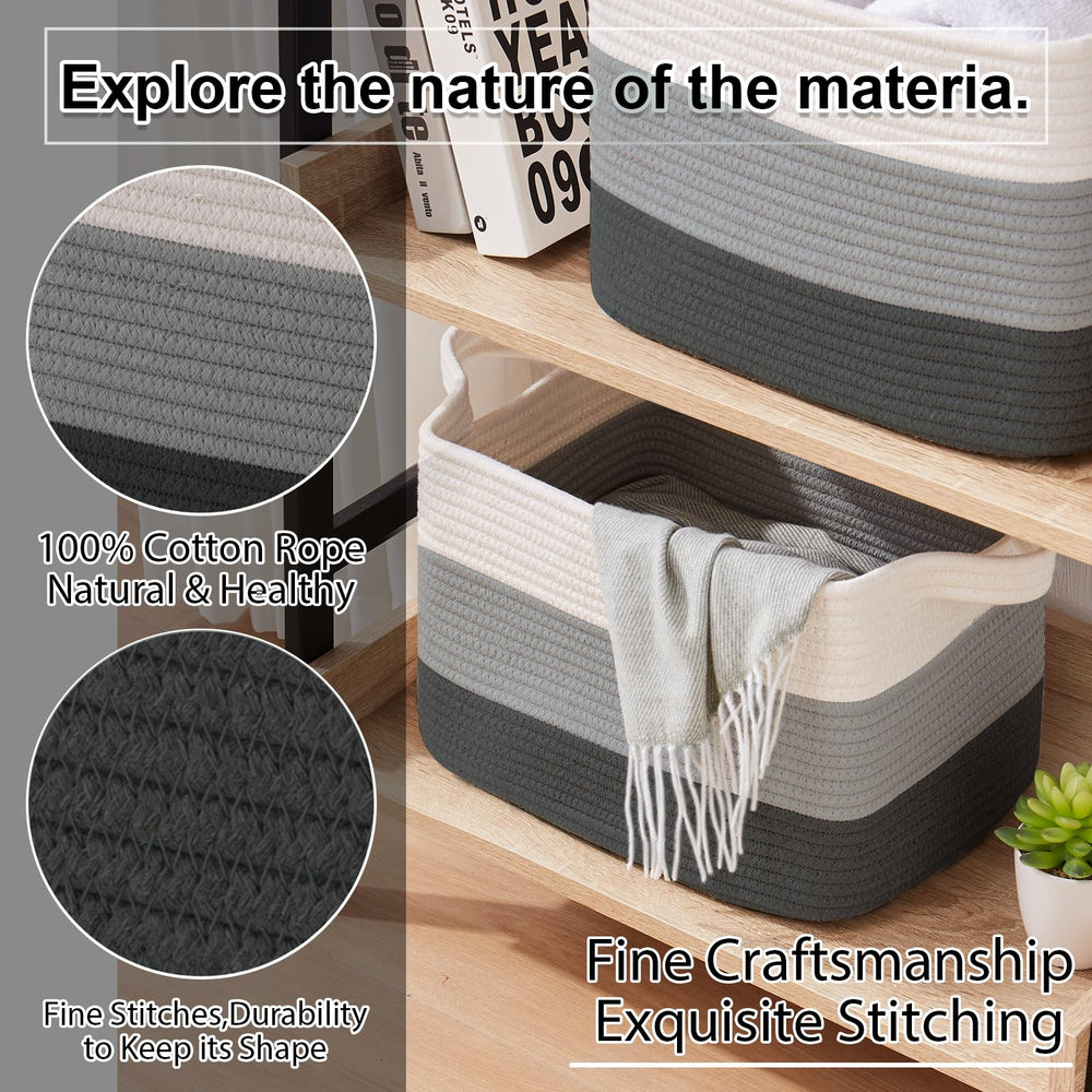 OIAHOMY storage basket multipurpose storage for toys, towels, and more.