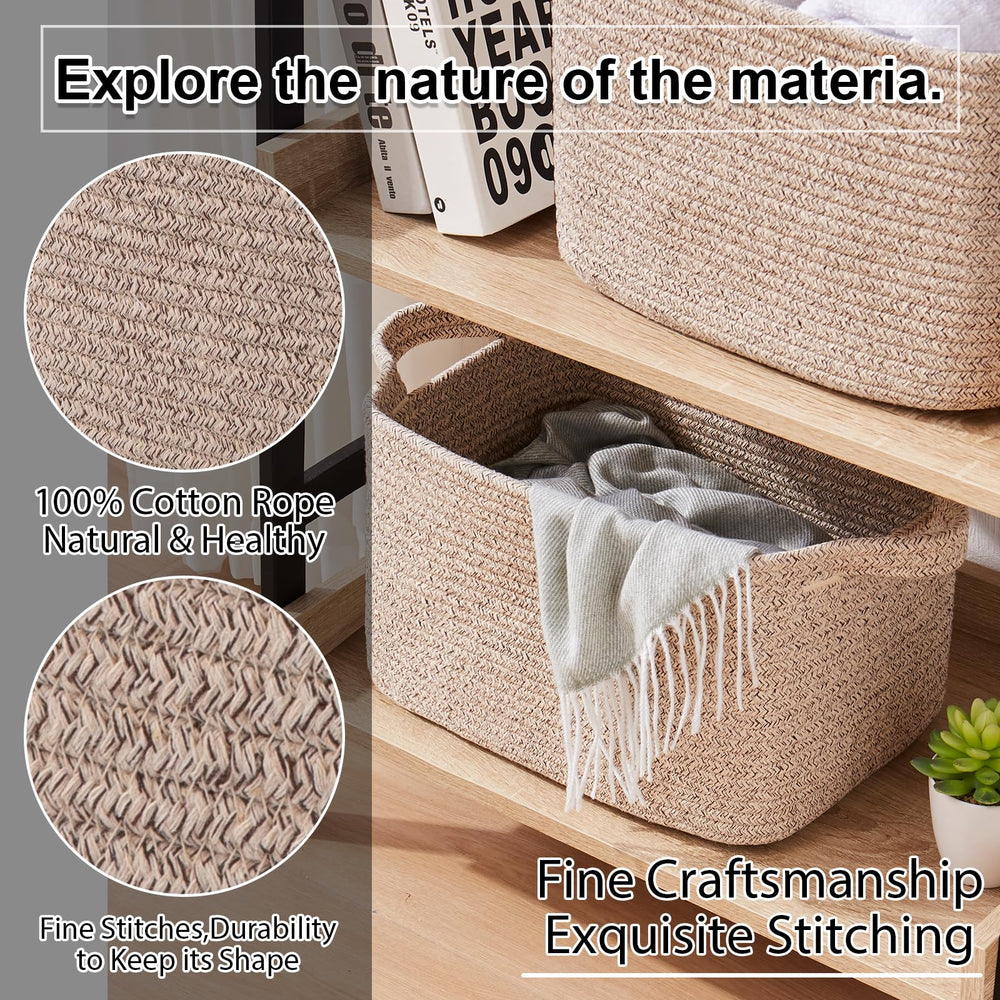 OIAHOMY storage basket suitable for multiroom organization and clutter control.