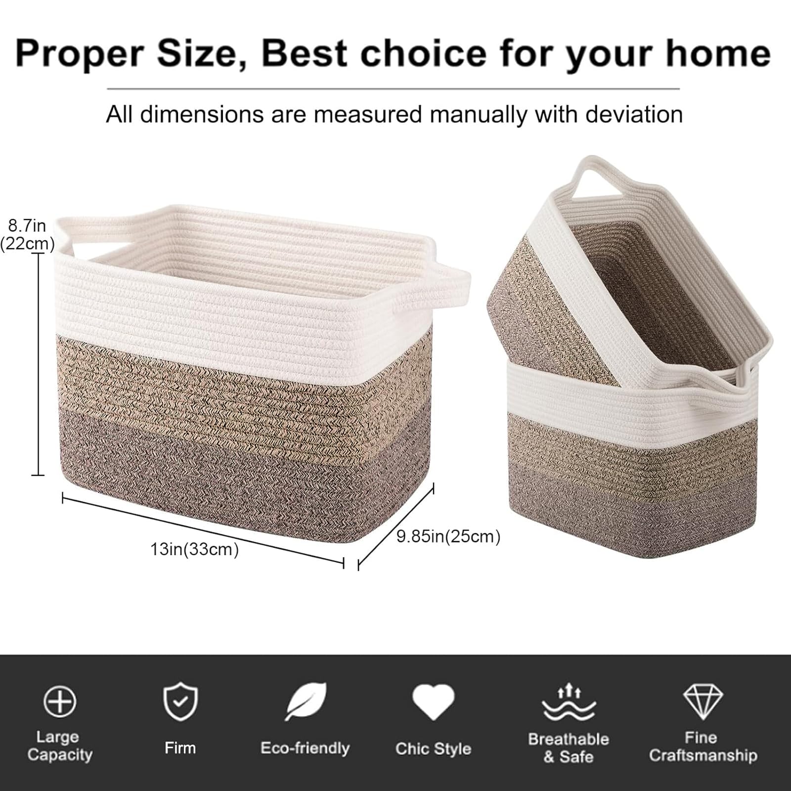 OIAHOMY storage basket in kids room for toy organization and tidiness.