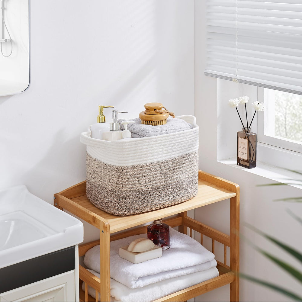 OIAHOMY storage basket used for toy organization to reduce clutter