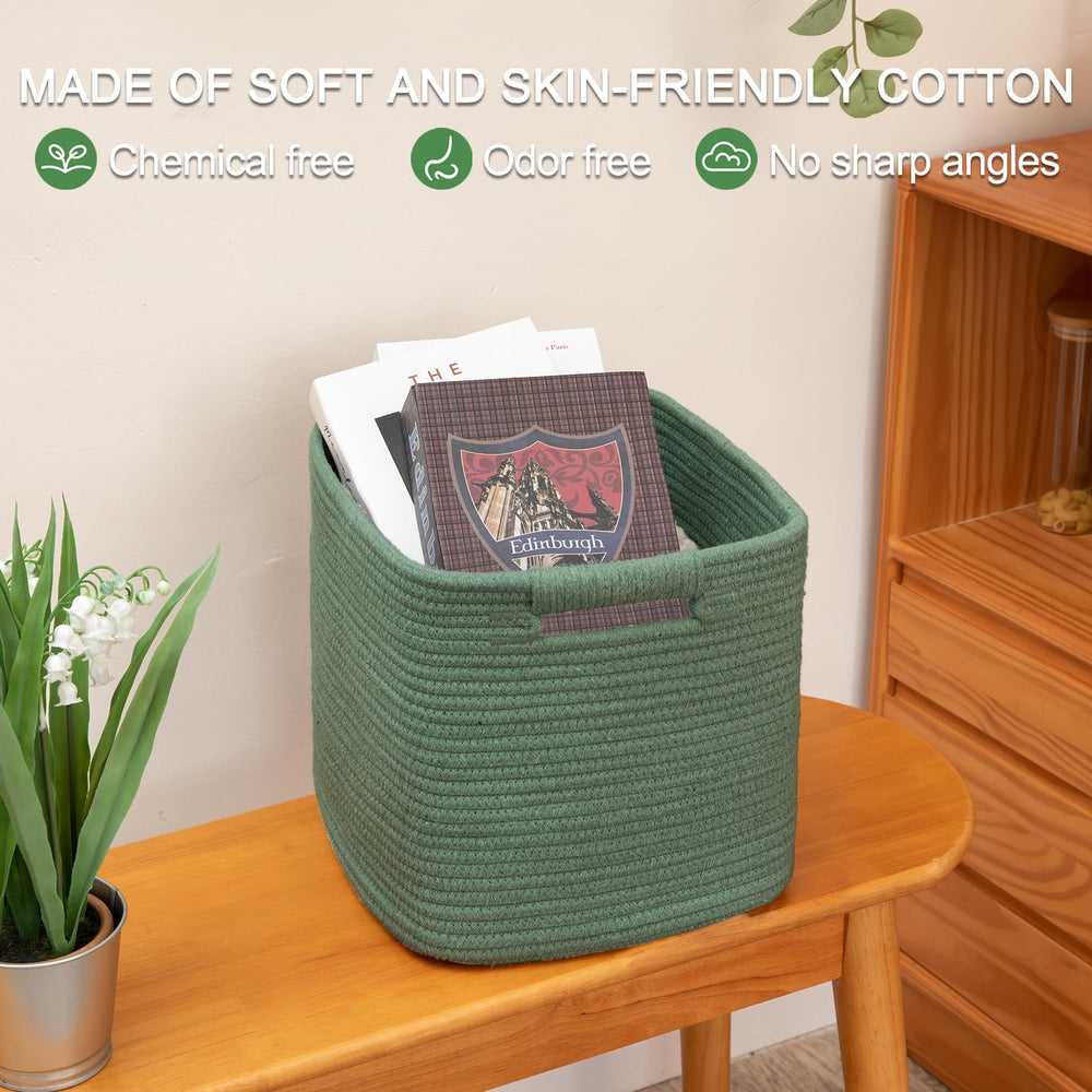 OIAHOMY storage baskets on classroom shelves for organized supplies.