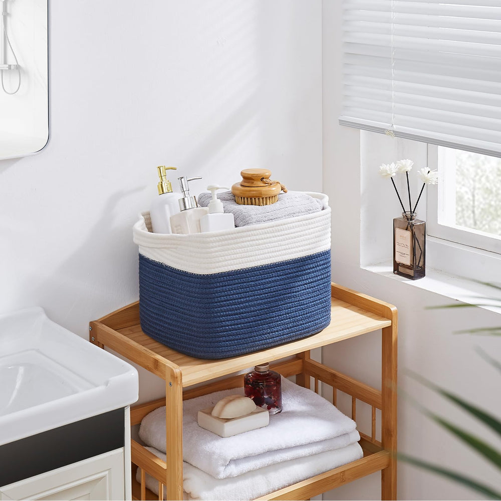 OIAHOMY baskets are washable, offering easy care for busy homes.