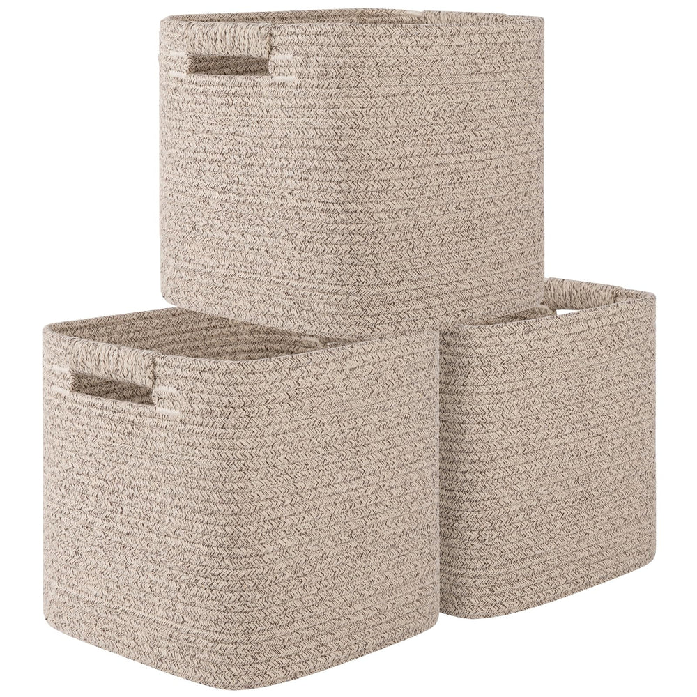 OIAHOMY storage cubes 11inch 3pack on display for organized home storage