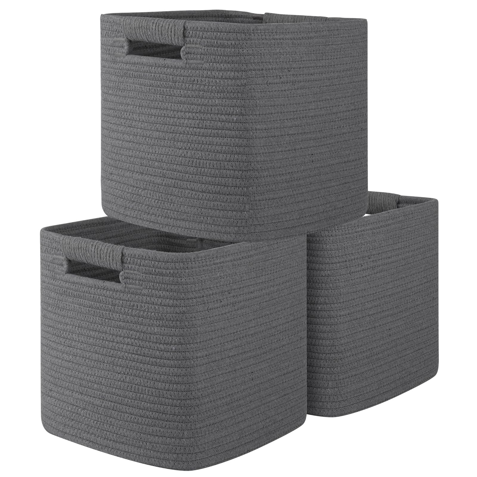 OIAHOMY 11-inch storage cubes keep items tidy and accessible.