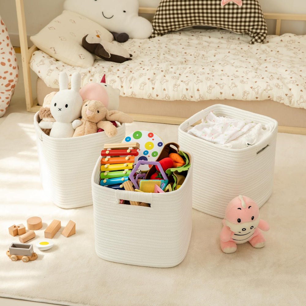 OIAHOMY cotton-rope closeup highlights natural material for tidy storage
