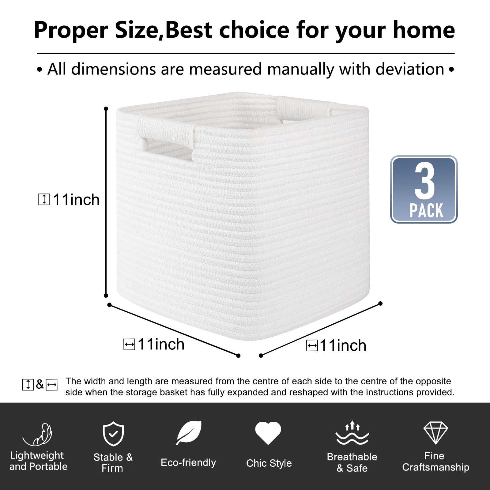 OIAHOMY expanded 11-inch cube demonstrates easy collapsible design for versatile setup