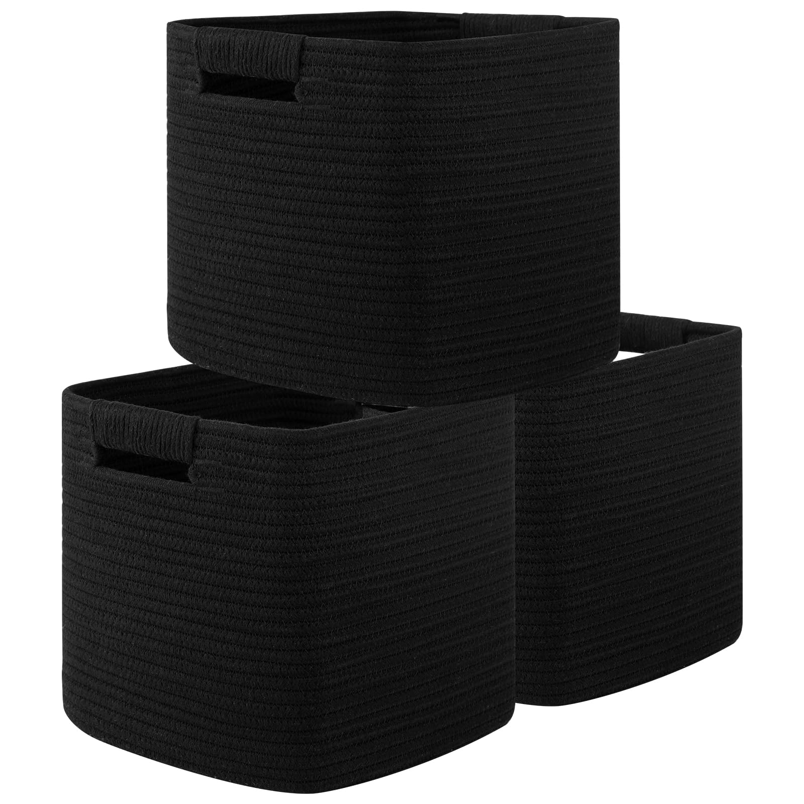 OIAHOMY storage cubes 3-pack on shelf for clutter-free organizing