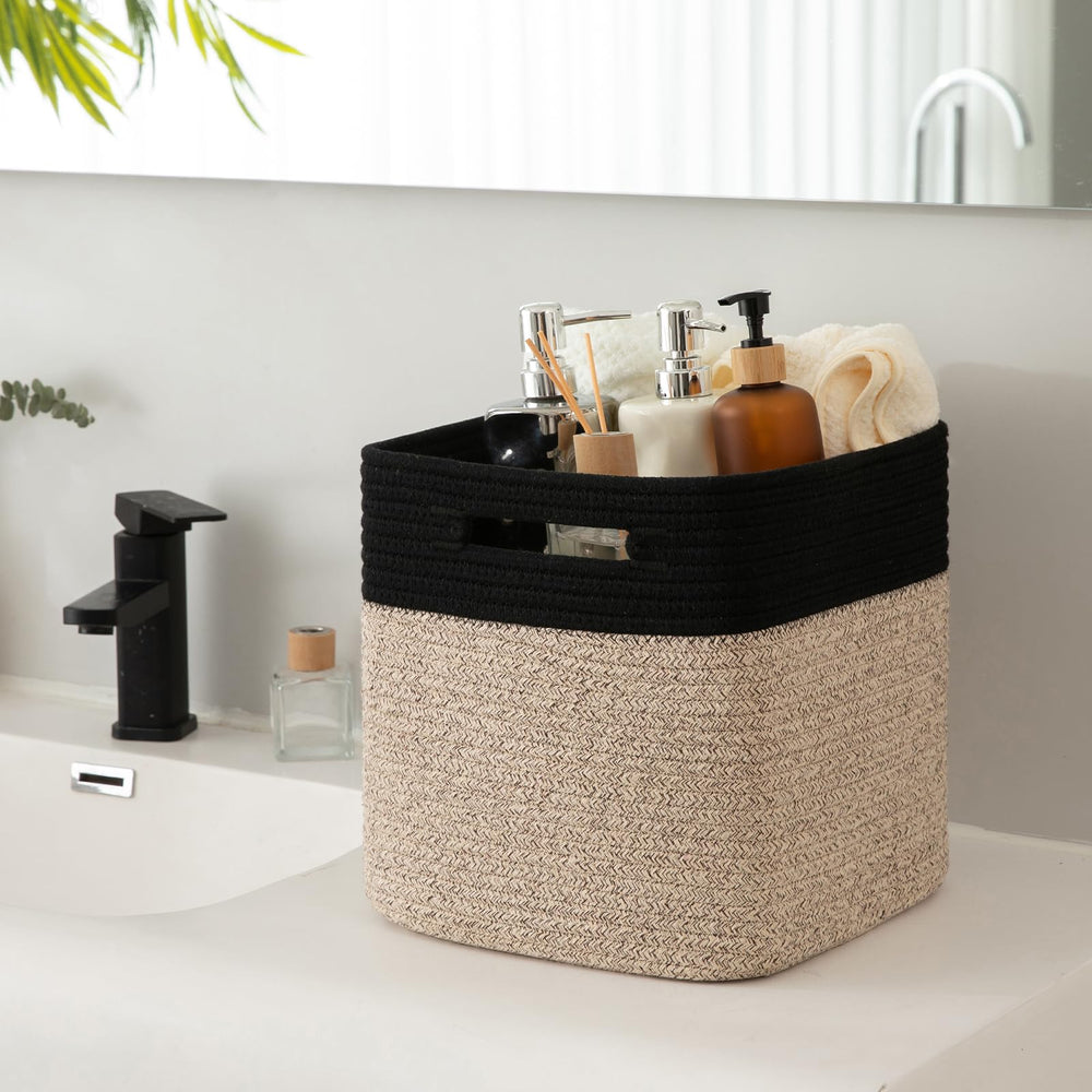 OIAHOMY toy storage basket in playroom keeps kid gadgets organized.