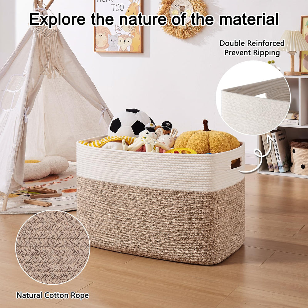 OIAHOMY washable big basket for towels and clothes.