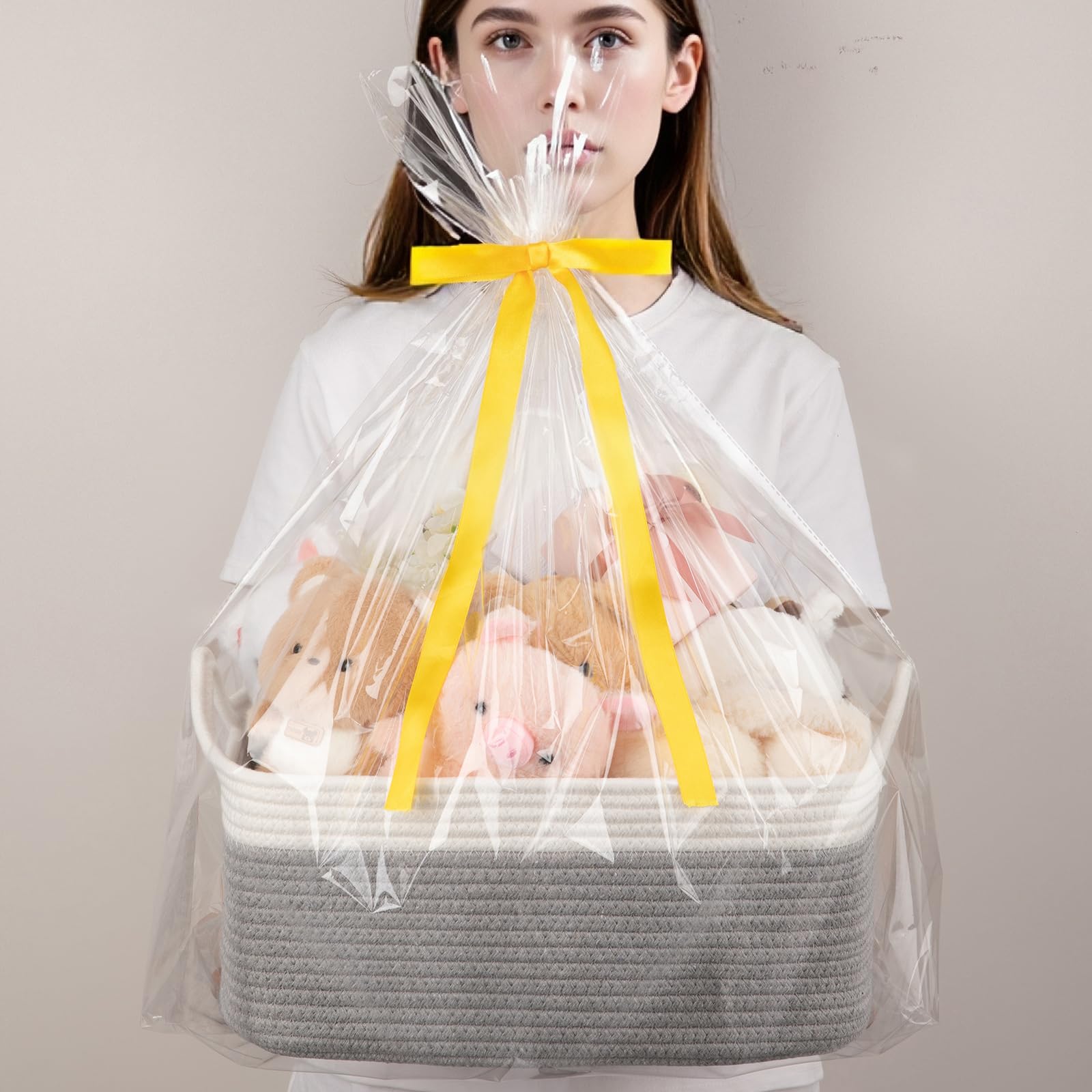 OIAHOMY washable decorative basket, easy to maintain a tidy appearance.