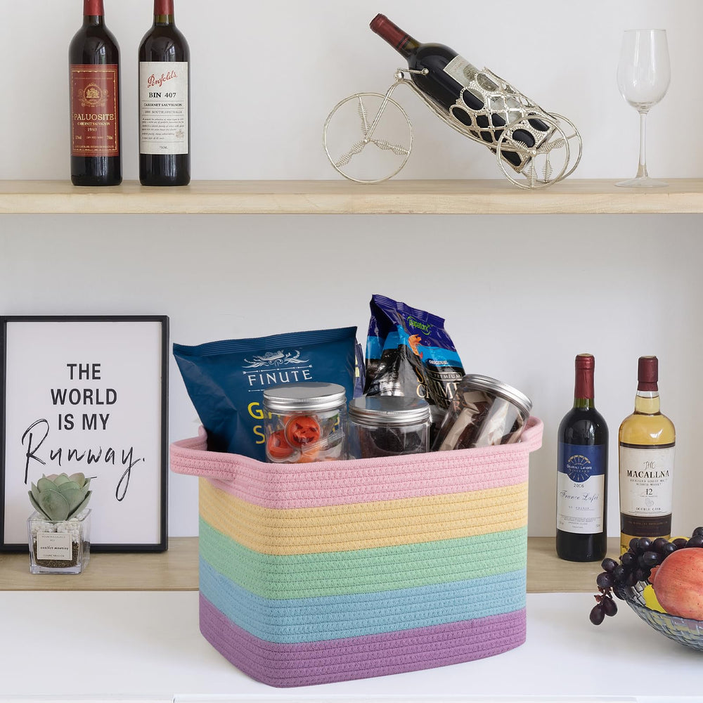 OIAHOMY washable storage basket ensures simple cleaning and care.