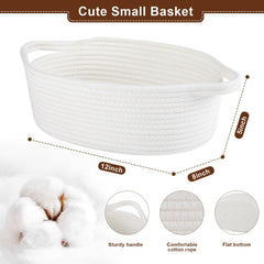 OIAHOMY basket with sturdy handles enables easy room-to-room movement.