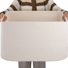 OIAHOMY XXLarge rectangle basket empty for versatile storage