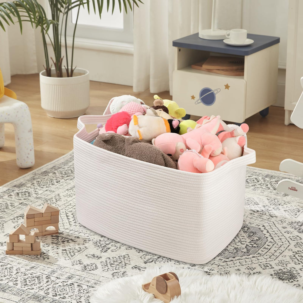 OIASKET 95L basket made from natural cotton rope is skin-friendly.