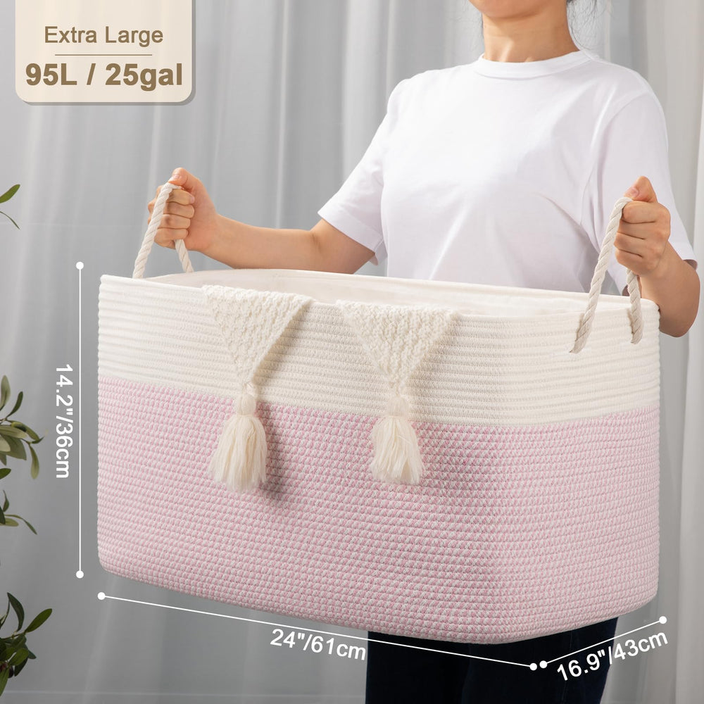 OIASKET 95L basket open-lid storage for easy access to stored items.