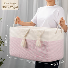 OIASKET 95L basket open-lid storage for easy access to stored items.