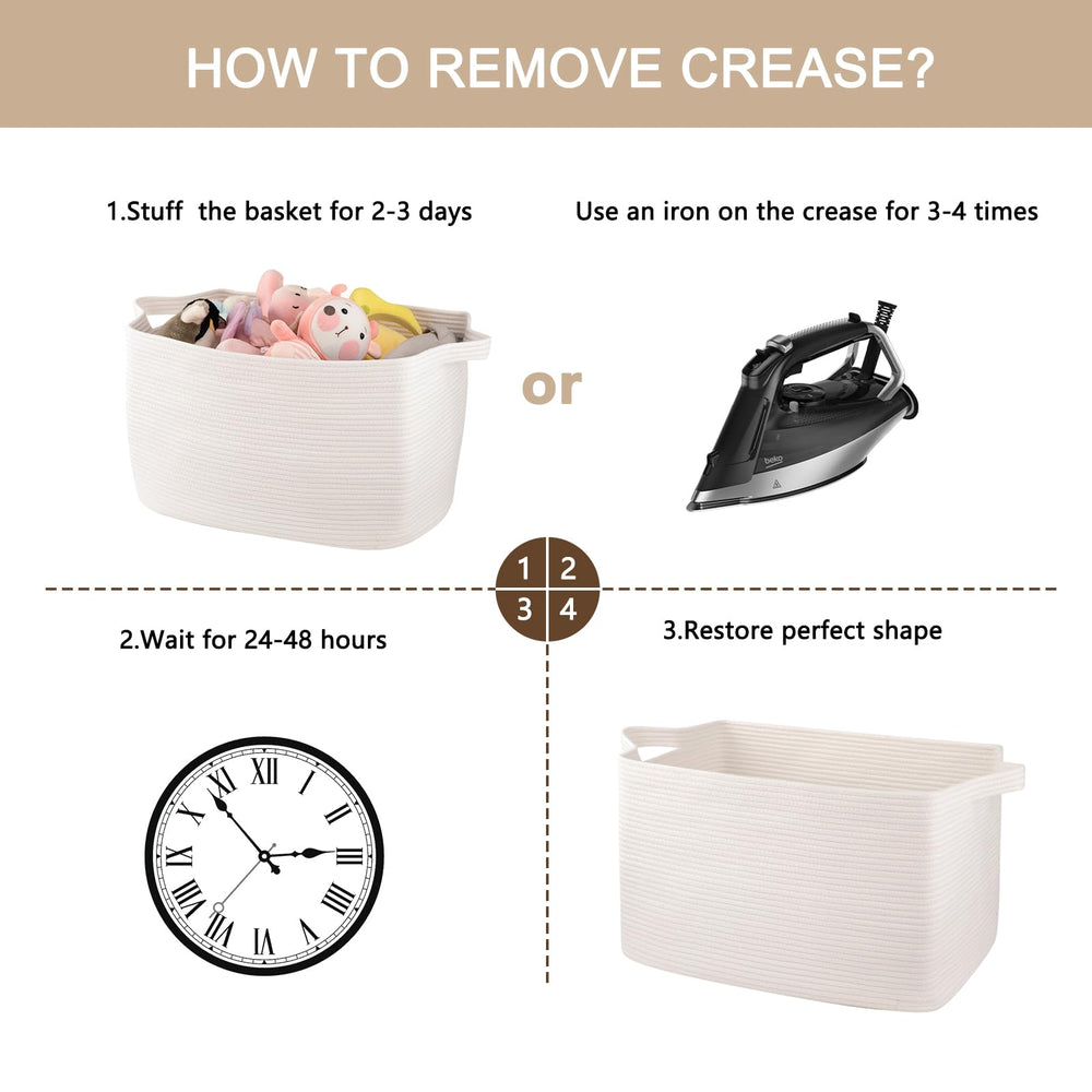 OIASKET 95L basket pairs with neutral decor for versatile storage.