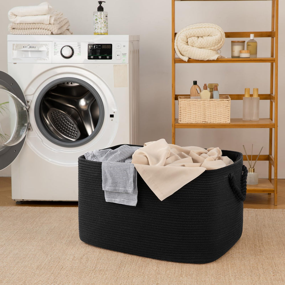 OIASKET 95L blanket basket ideal for nursery toys and blankets.