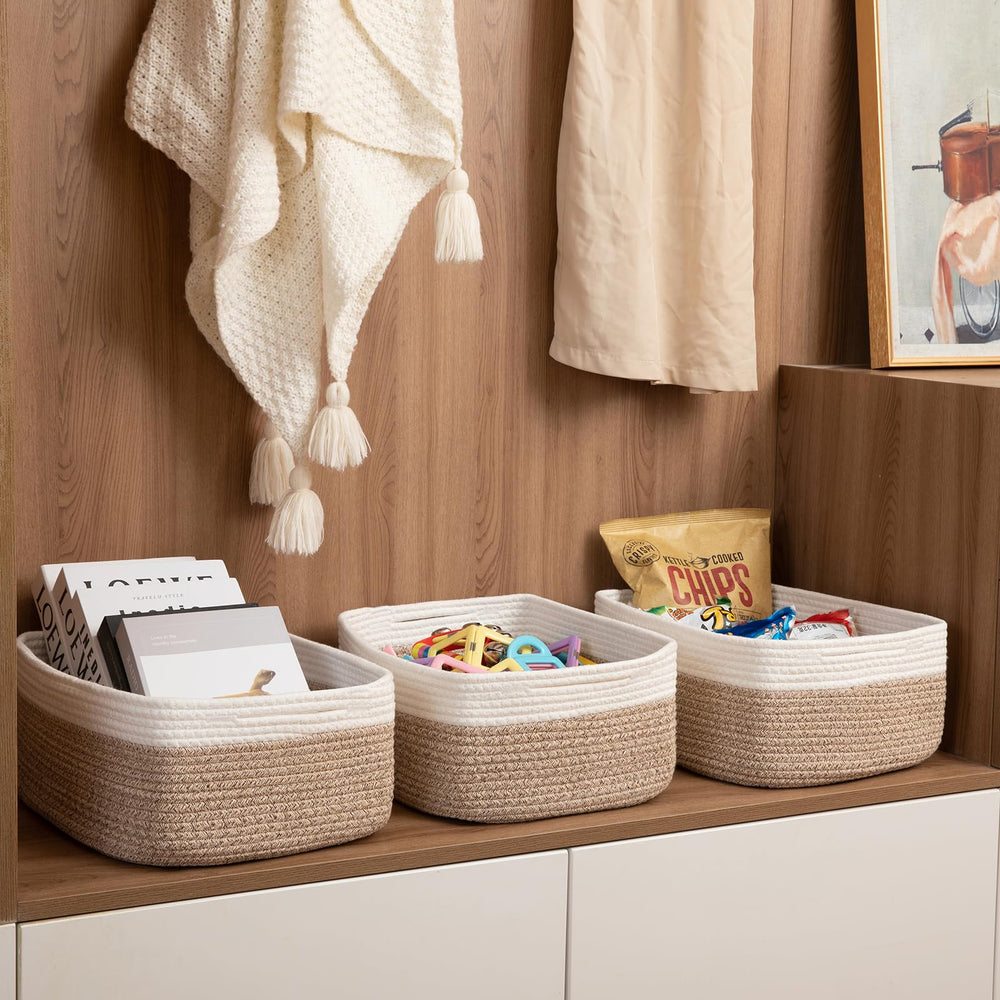 OIASKET baby-friendly cotton rope emphasizes soft touch and durability.