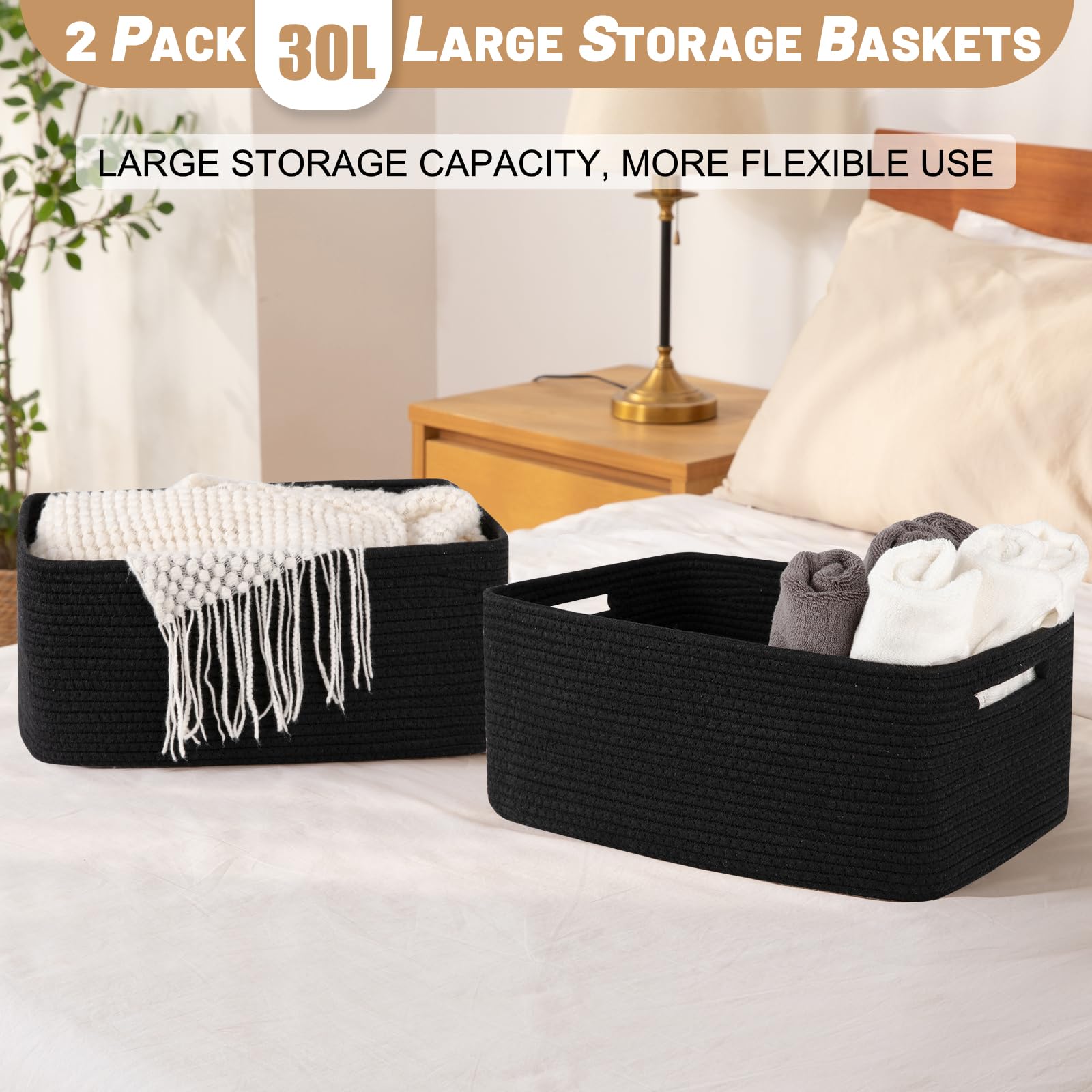Oiasket baby nursery storage bin helps parents organize essentials.