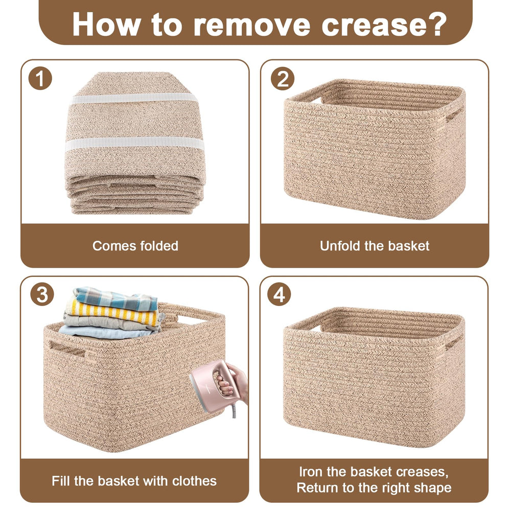 oiasket basket laundry-room-organization demonstrates versatile space-saving storage for towels and magazines.