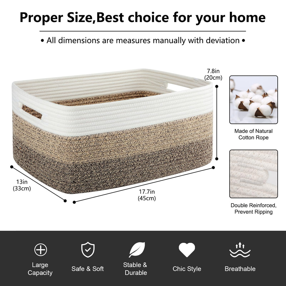 OIASKET basket on shelf keeps closets tidy and tables clear.