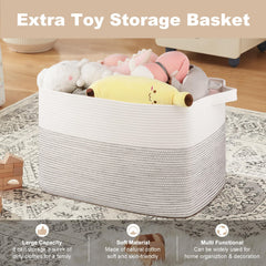 OIASKET blanket basket ships folded and reshapes easily after filling