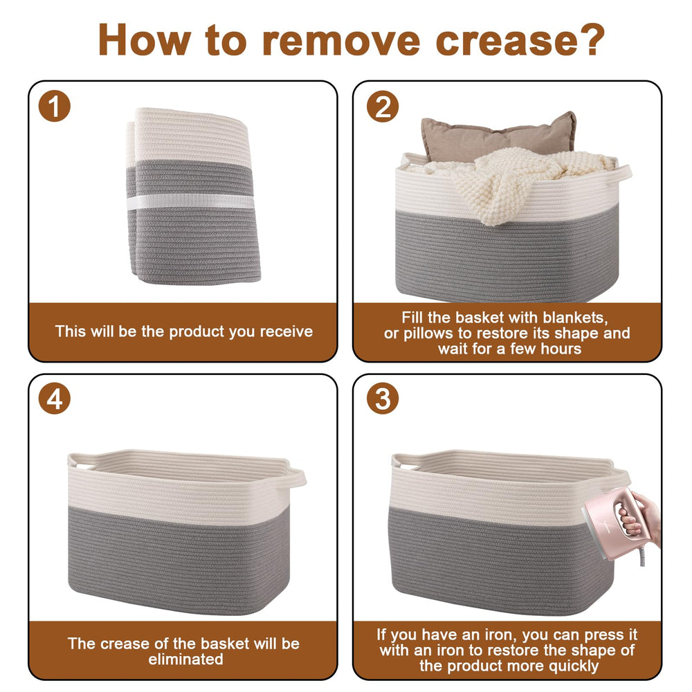 OIASKET care and maintenance tips image showing washable, long-lasting use