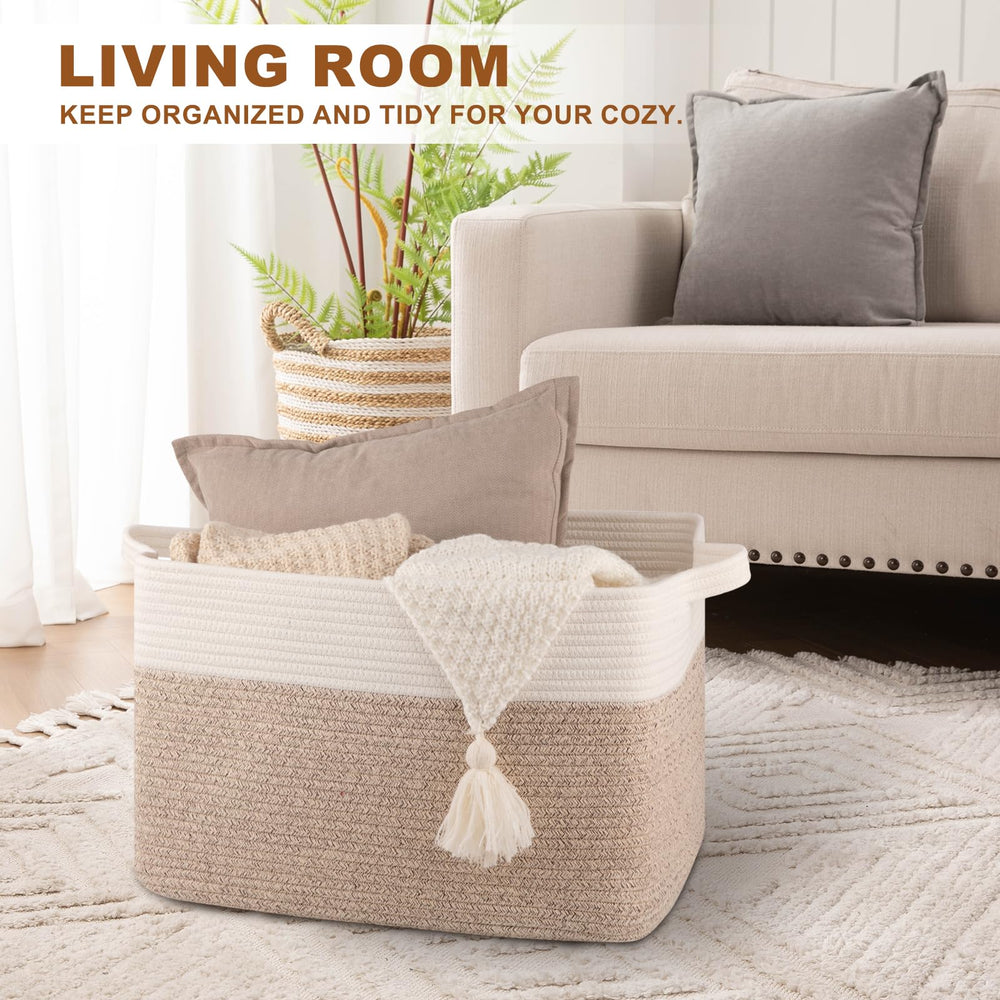OIASKET clothes and towels basket offers durable organization.