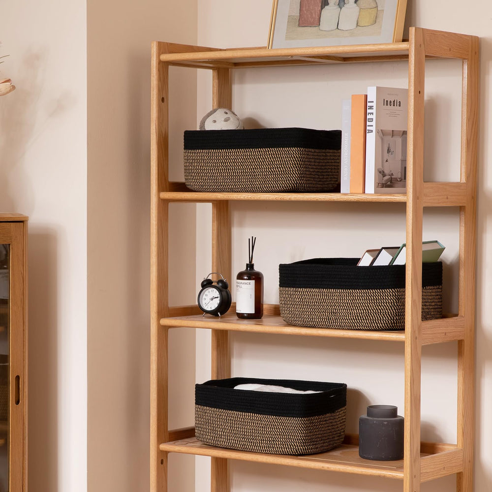OIASKET foldable rectangle basket is easy to transport around the home.