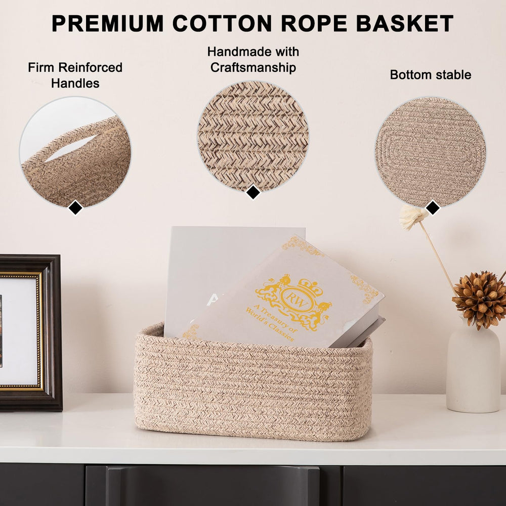 OIASKET foldable design baskets shown flat for easy storage when not in use.