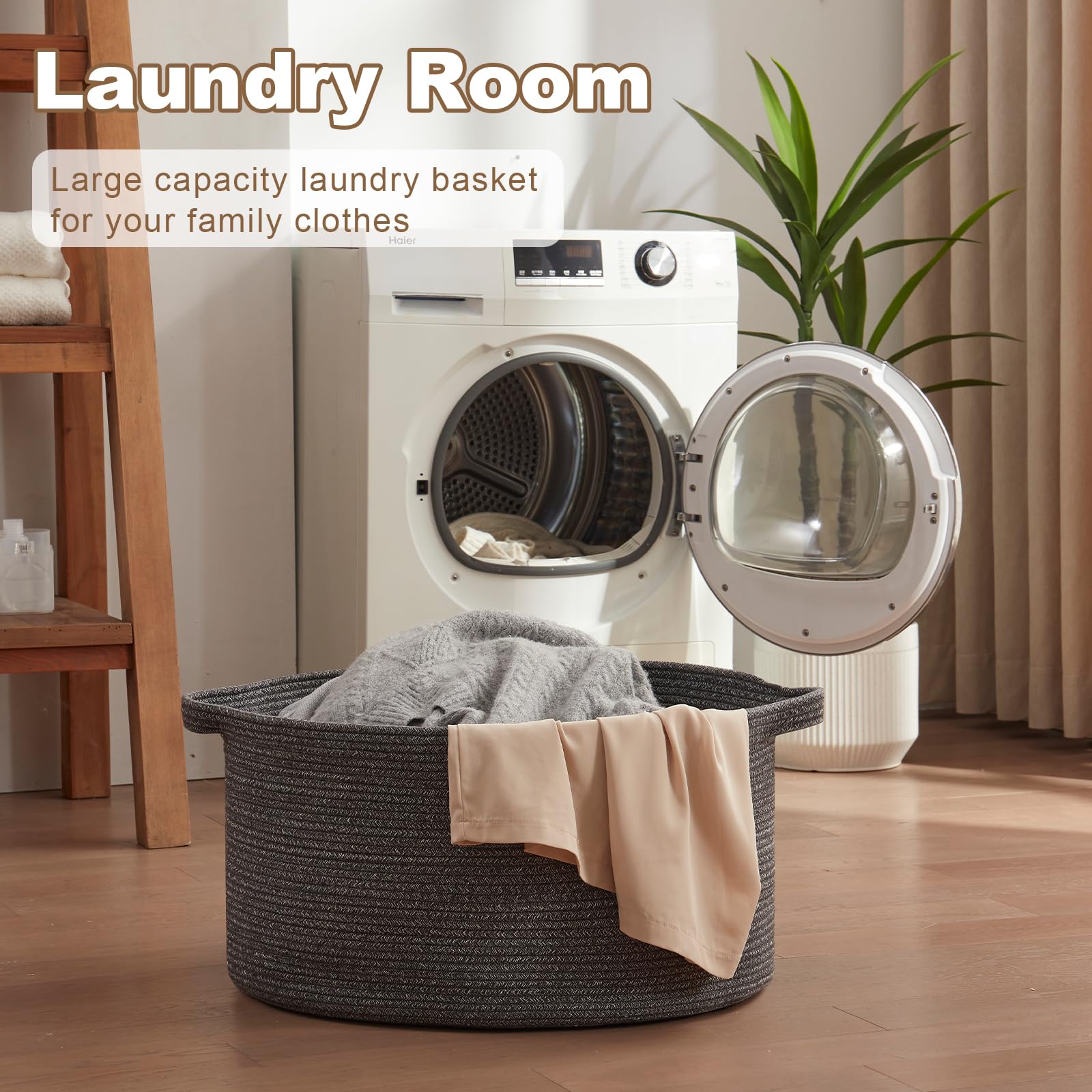OIASKET folded-when-shipping returns to shape quickly with towels or blankets.