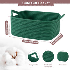 OIASKET handwoven cotton basket highlighting natural texture and durability.