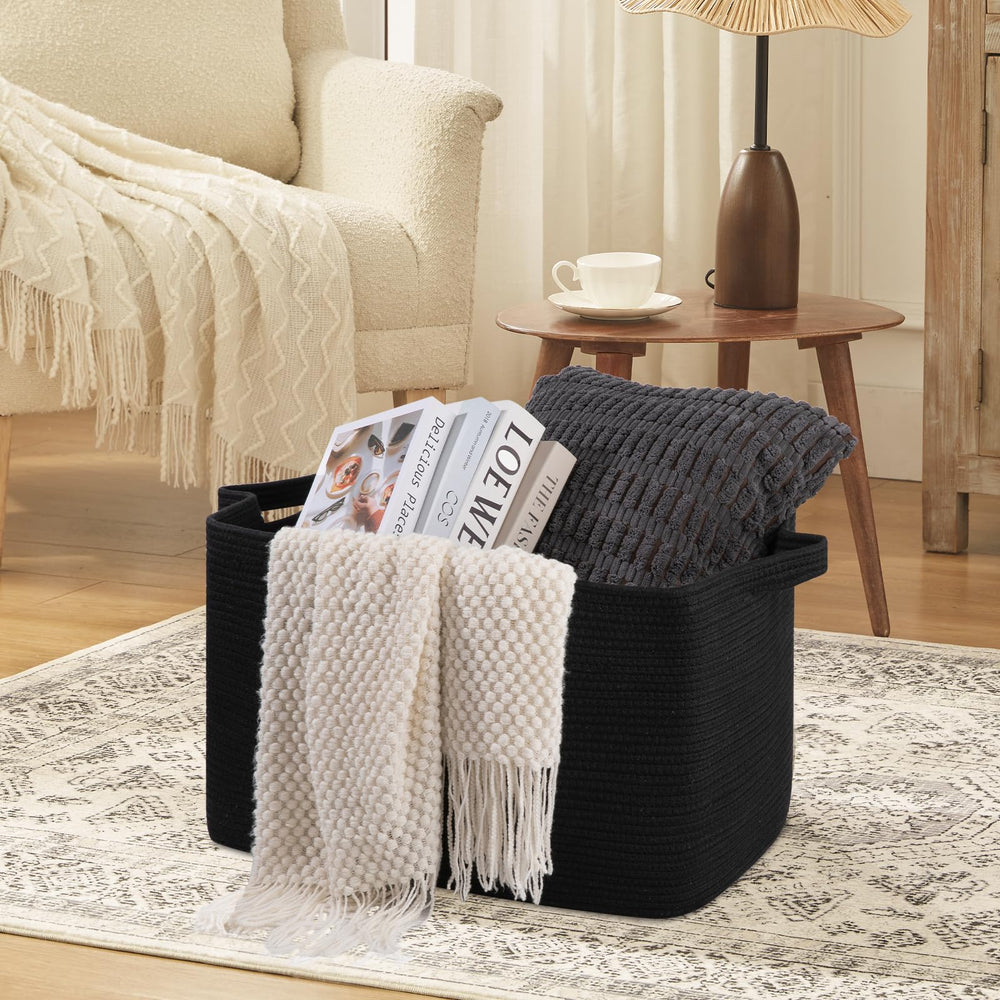 OIASKET large storage basket with two handles for easy relocation
