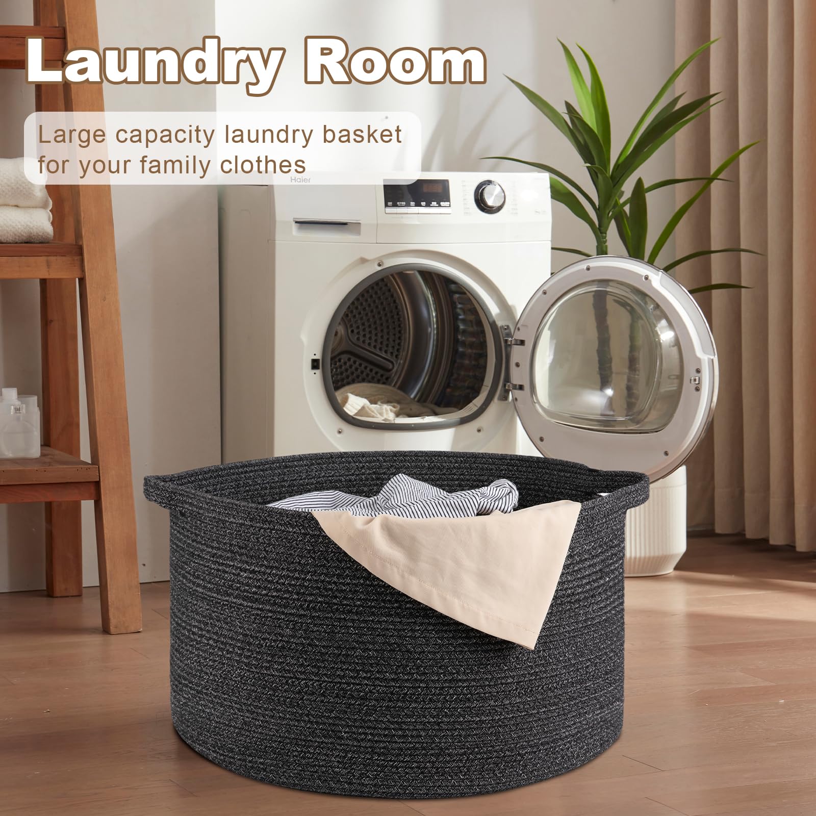 OIASKET fold-flat-shape basket folds flat for compact storage when not in use.