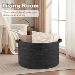 OIASKET toy-storage basket keeps stuffed animals within reach during playtime.