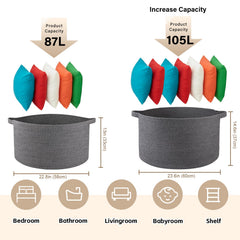 OIASKET living room nursery organization basket blends with decor